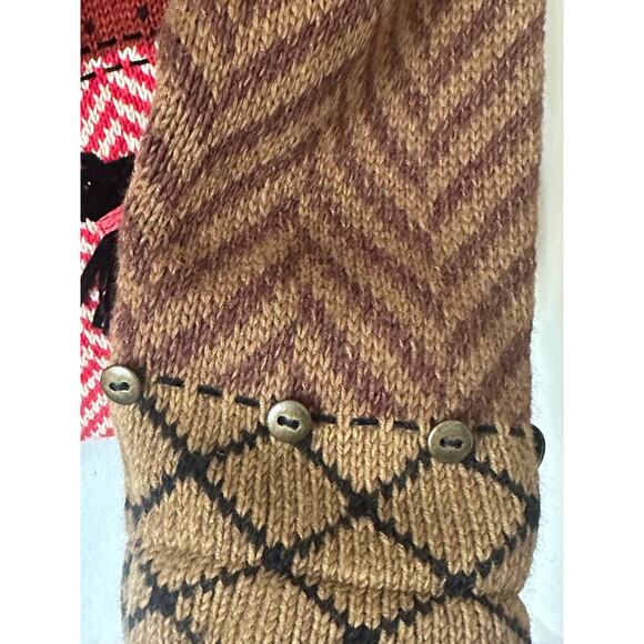 Susan Bristol Scottie Dog Cardigan M Patchwork Sweater 2001 Hand Embroidered - Picture 4 of 7